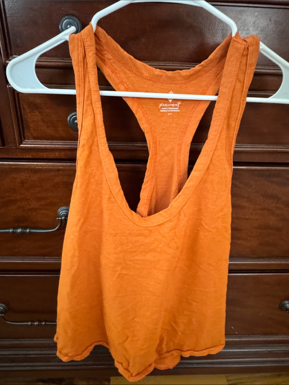 FP Movement by Free People Bright Orange Racerback Tank